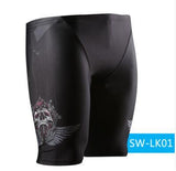Professional Men's Swimming Trunks - Five-Point Polyester Swimwear for Large Sizes
