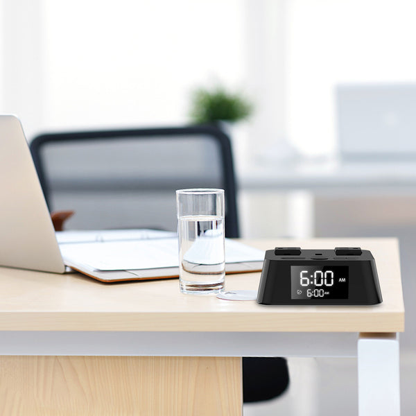 LED American Standard Socket USB Alarm Clock Socket