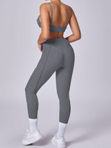 Premium High-Waist Seamless Yoga Leggings - 360° Comfort Fit