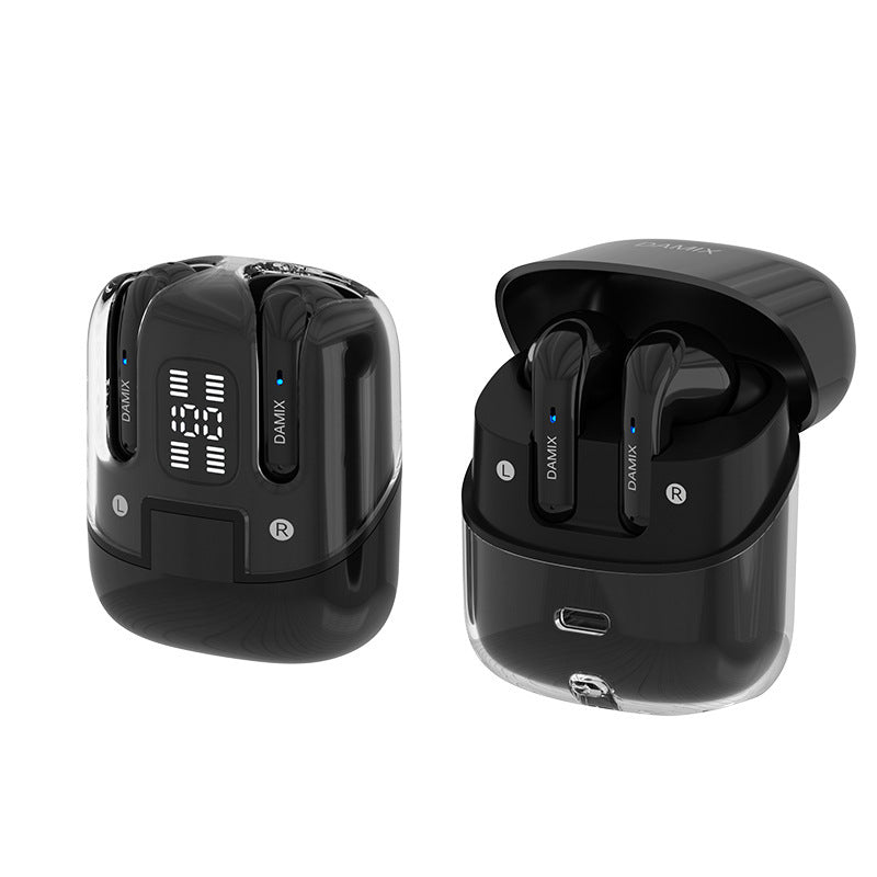 Wireless Bluetooth Earbuds DX16 - Gaming Headset with Digital Display & Noise Reduction