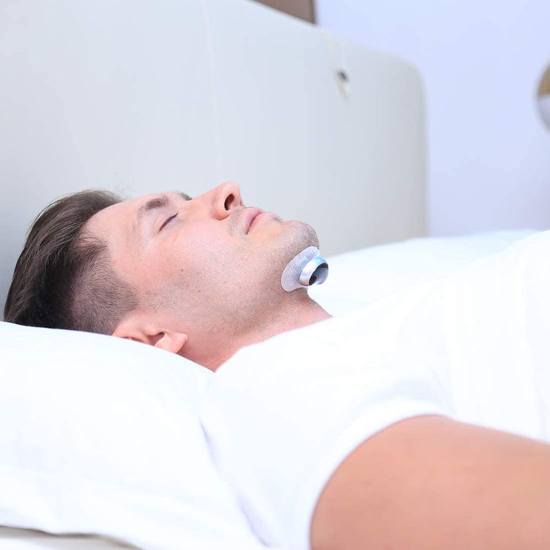 Advanced Anti-Snoring Sleep Solution - Smart Electronic Muscle Stimulator with 20 Conductive Strips