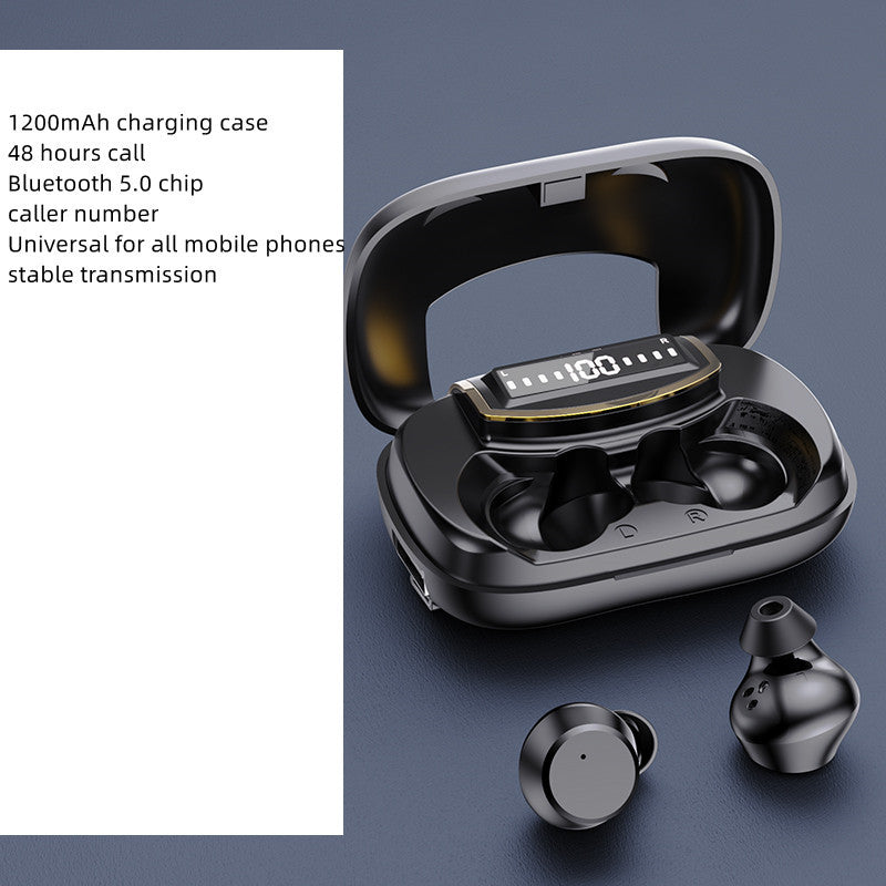 Wireless Bluetooth Earbuds T9 - Noise Cancelling with 2500mAh Charging Case