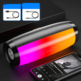 Premium Bluetooth Speaker - Wireless Portable Audio with LED Lights & Subwoofer