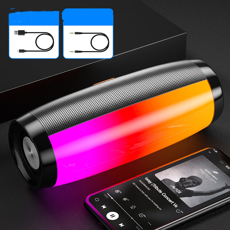 Premium Bluetooth Speaker - Wireless Portable Audio with LED Lights & Subwoofer