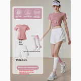 Premium Women's Athletic Yoga Set - Long Sleeve Running & Tennis Suit