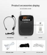 Professional Wireless Bluetooth Megaphone Speaker - Perfect for Teachers & Outdoor Events