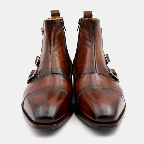 Sophisticated Handcrafted Leather Breathable Casual Footwear