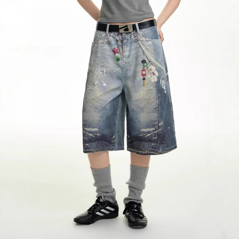 Stylish Men's Cotton Capri Pants - Loose Fit Summer Casual Shorts