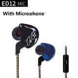 Professional In-Ear Wired Headphones with Microphone - HiFi Sound Quality Earbuds