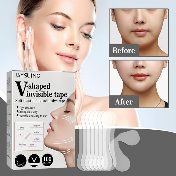 Jaysuing Invisible Patch Face Lifting Patch Fade Fine Lines Firming Lifting Chin Muscle Contouring Patch Shrinking Patch