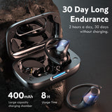 Wireless Sports Bluetooth 5.1 Earbuds - IPX7 Waterproof Headset with Charging Case