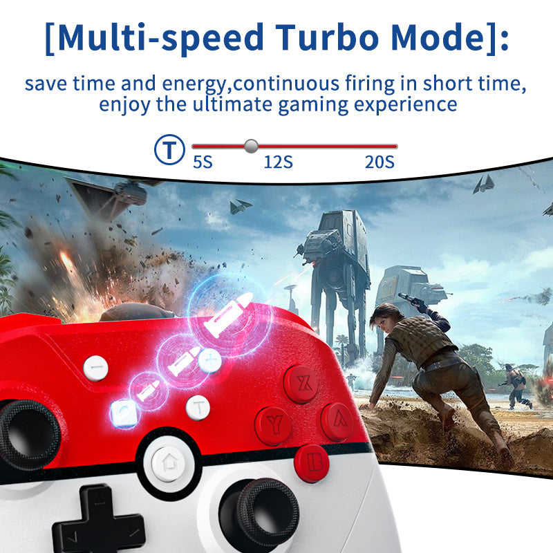 Professional Gaming Controller - Wireless Bluetooth PC Switch Compatible
