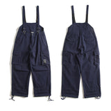 Relaxed Fit Denim Overalls - Vintage Style Workwear