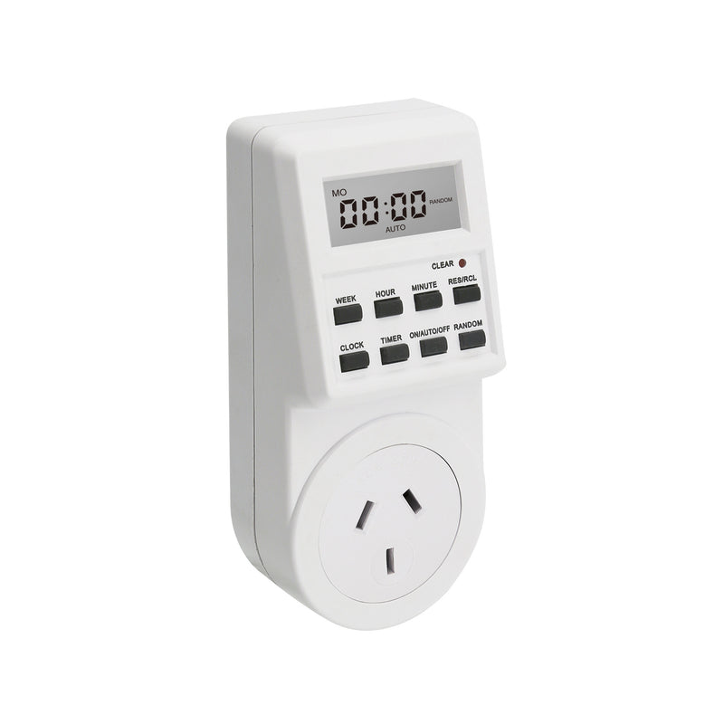 Australian-style Small Screen Timing Smart Socket