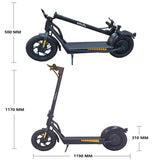 Urban Mobility A19 Electric Scooter - 12 Inch Wheels, 55km Range, 500W Motor