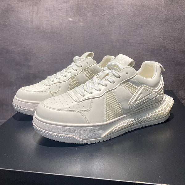 Sophisticated Leather Casual Shoes - Breathable Summer Footwear for Men