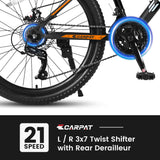 High-Performance Mountain Bicycle S26102 - Black & Orange Adventure Bike