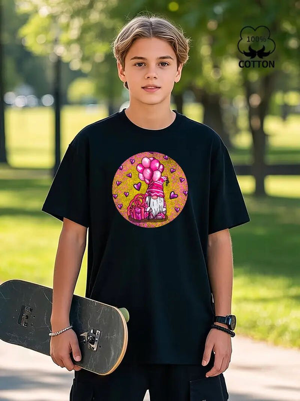 Premium Men's Printed Short-Sleeve T-Shirt - Comfort & Style Combined
