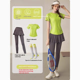 Premium Women's Athletic Yoga Set - Long Sleeve Running & Tennis Suit