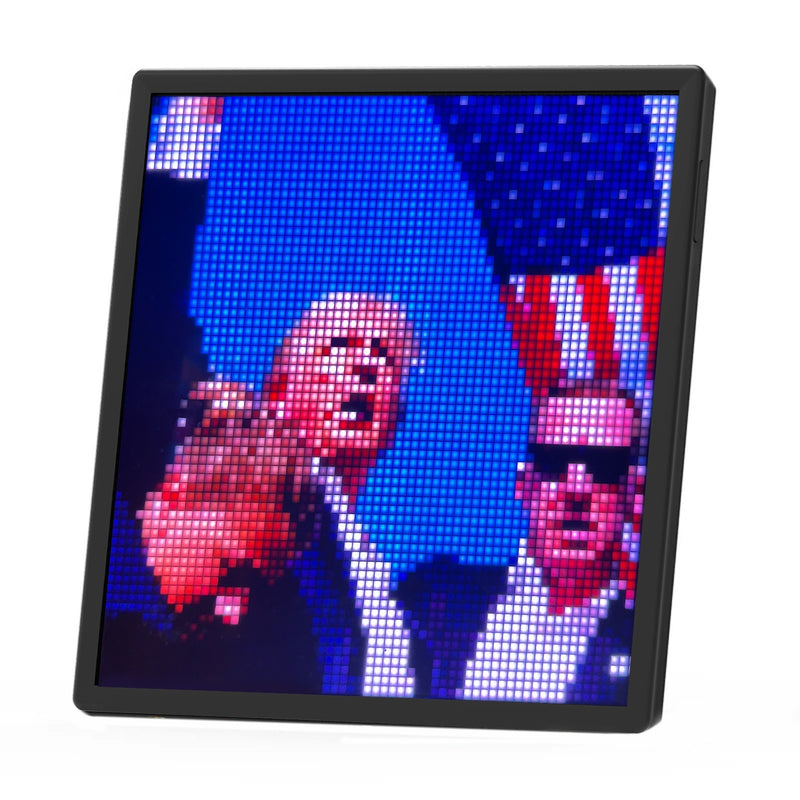 Interactive LED Pixel Gaming Display - 64x64 Bluetooth Desktop Art Frame