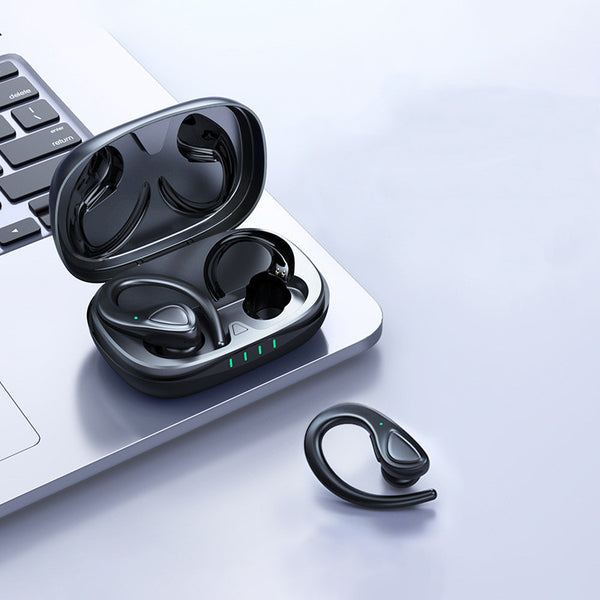 Wireless Bluetooth 5.2 Sports Earbuds - Premium Hanging Ear Design with 15m Range