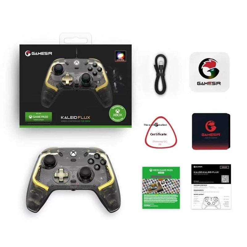Professional Gaming Controller - Wired Hall Effect Joystick for Ultimate Gaming Experience