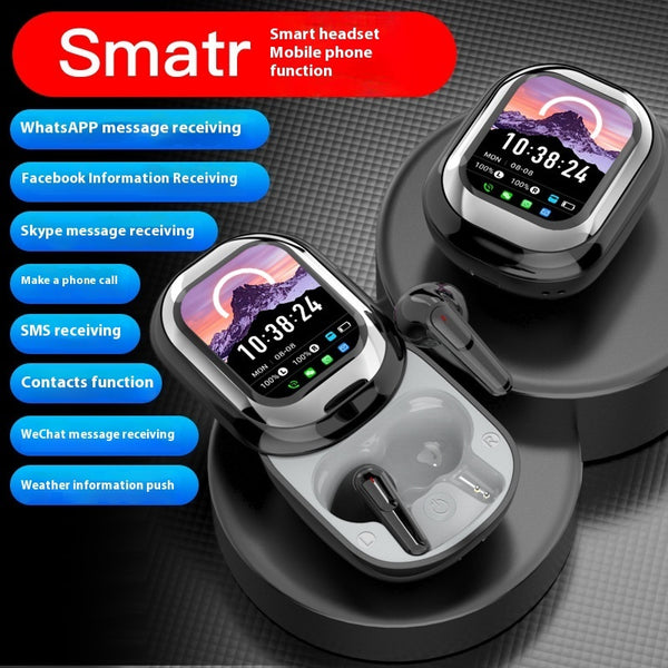 Smart Bluetooth Earbuds with LED Display - Wireless In-Ear Headphones