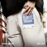Stylish Cotton Pleated Straight Casual Pants - Comfortable Loose Long Trousers