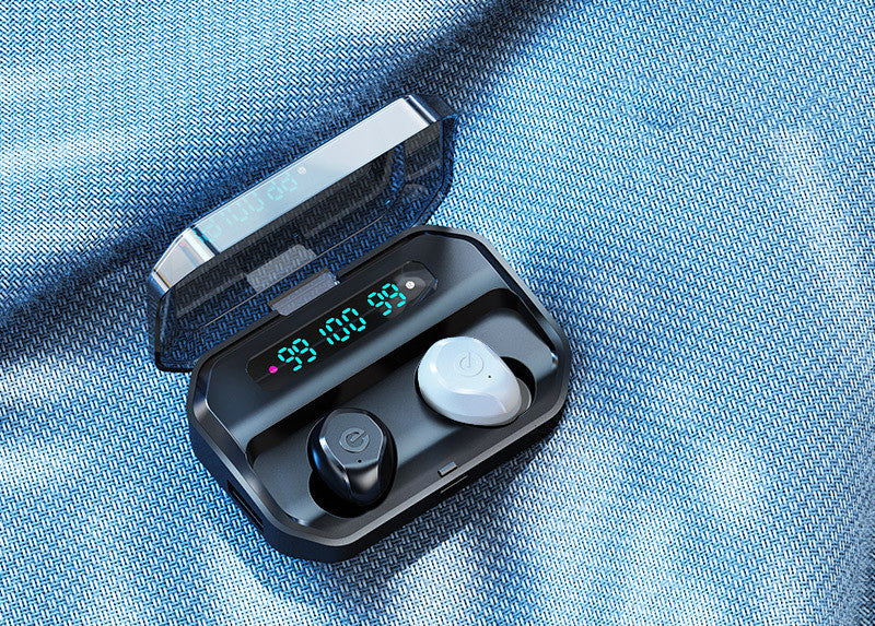 Wireless Bluetooth Earbuds - Invisible Mini Sports Running Headphones with 20m Range