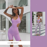 Premium Seamless Yoga Bodysuit - High-Performance Athletic Jumpsuit for Women
