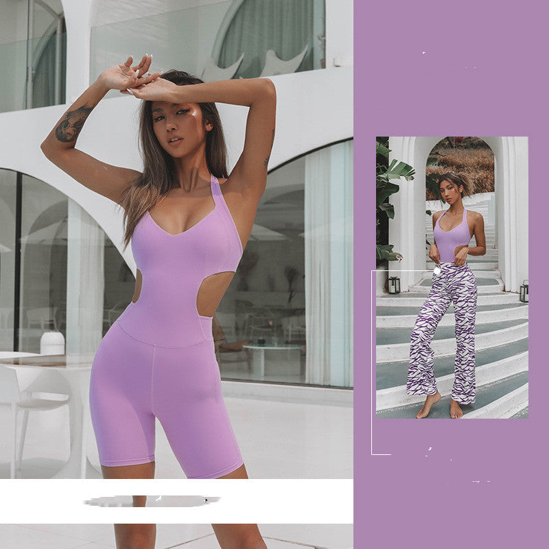 Premium Seamless Yoga Bodysuit - High-Performance Athletic Jumpsuit for Women