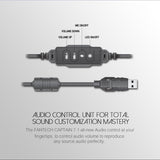 Professional Gaming Headset with LED Lights - Wired Gaming Headphones with Microphone