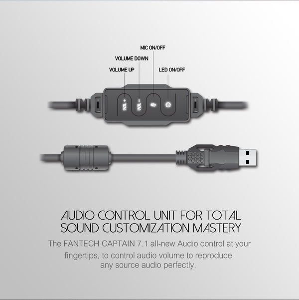 Professional Gaming Headset with LED Lights - Wired Gaming Headphones with Microphone