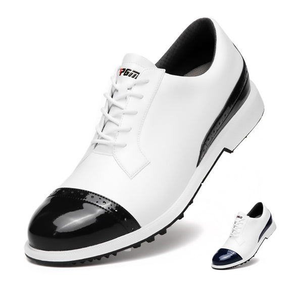 Premium Waterproof Golf Shoes - Anti-Slip Men's Sports Footwear with PU Upper
