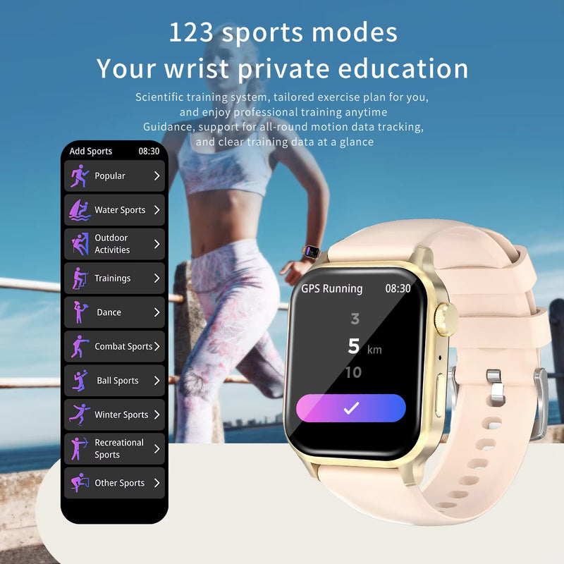 Premium G93 Smart Watch - 1.85'' HD Display, Waterproof Fitness Tracker with Bluetooth Calling
