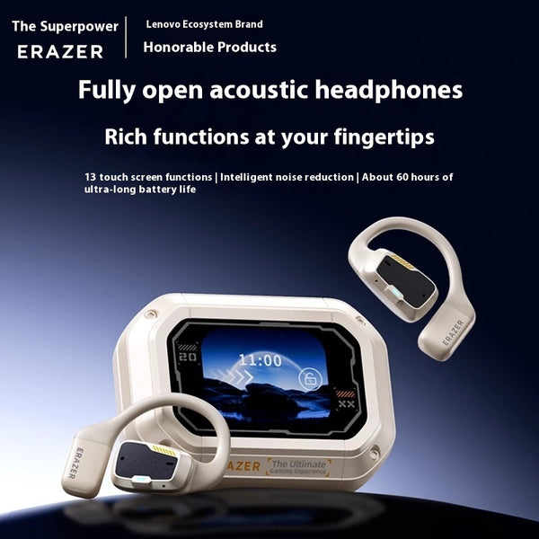 Erazer XP6 Wireless Bluetooth Earbuds - Open-Ear Design for All-Day Comfort