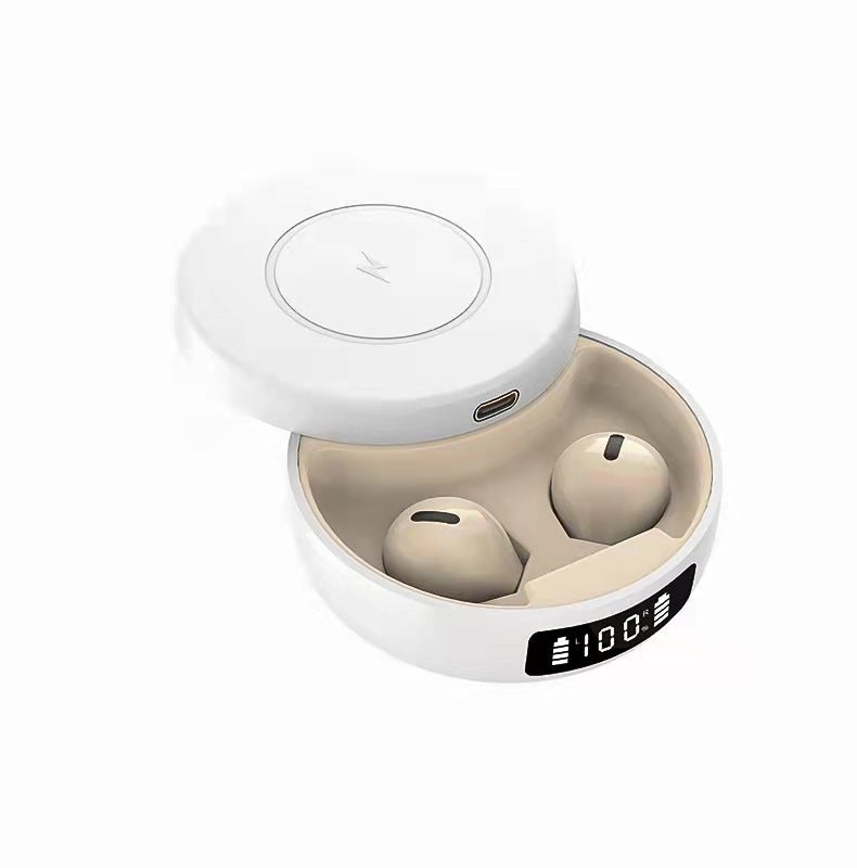 Wireless Bluetooth Earbuds - Mini Semi-In-Ear Headphones with Charging Case