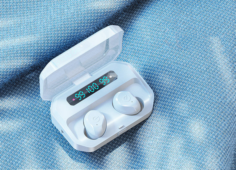 Wireless Bluetooth Earbuds - Invisible Mini Sports Running Headphones with 20m Range