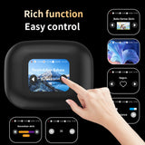 Smart Wireless Translation Earbuds - A16 Multi-Language Bluetooth Headphones with Color Screen
