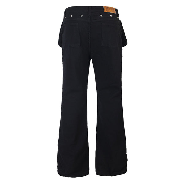 Stylish Bootcut Work Trousers - Cotton Blend Cargo Pants for Men & Women