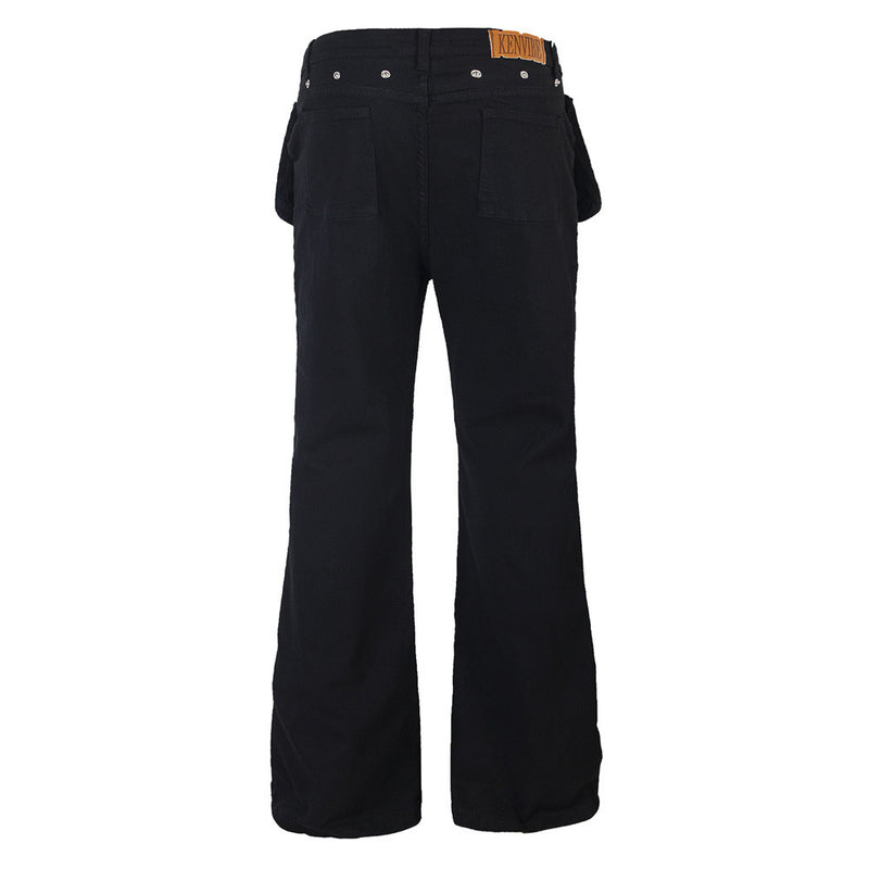 Stylish Bootcut Work Trousers - Cotton Blend Cargo Pants for Men & Women
