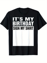 Premium Birthday Celebration T-Shirt - Comfortable Summer Casual Wear