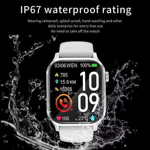 Premium G93 Smart Watch - 1.85'' HD Display, Waterproof Fitness Tracker with Bluetooth Calling