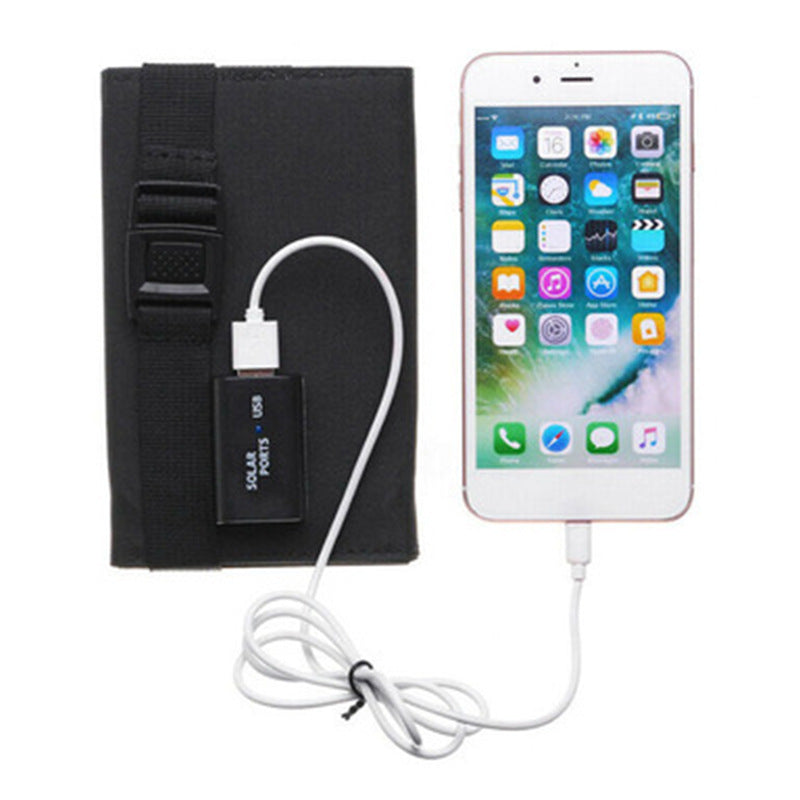 Premium Solar Charging Panel - Portable Outdoor Power Bank Solution
