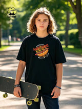 Premium Men's Printed Short-Sleeve T-Shirt - Comfortable Polyester Blend