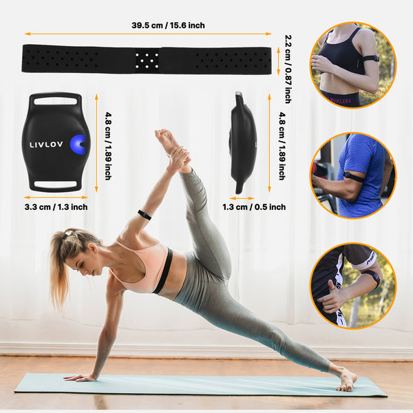 Professional Waterproof Heart Rate Monitor - V9 Sports Fitness Tracker for Basketball, Football & Running