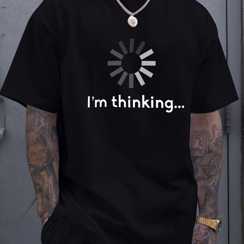 Je pense imprimer des t-shirts, des t-shirts pour hommes et des t-shirts d'été décontractés à manches courtes.