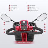 Premium 4-Wheel Electric Mobility Scooter - 330lbs Capacity, 18-Mile Range