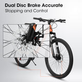 A26322 26-inch Mountain Bike  Aluminum Frame Shock Absorbing Front Fork Bike 21-speed Disc Brake Mountain Bike