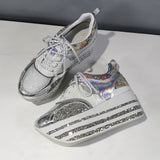 Stylish Breathable Mesh Platform Shoes